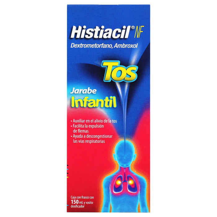 Histiacil Nf Inf Jarabe 113Mg/150Mg 150Ml (Dextrometorfano/Ambroxol) - WeCare Pharma
