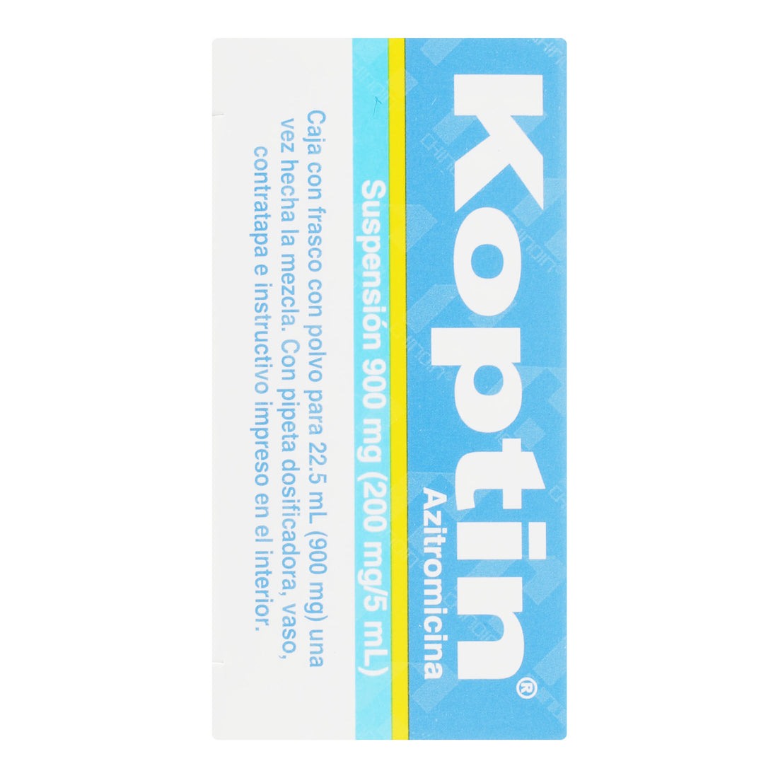 Koptin Suspensión 200Mg/5Ml 30Ml (Azitromicina) 4 - 7501088507915