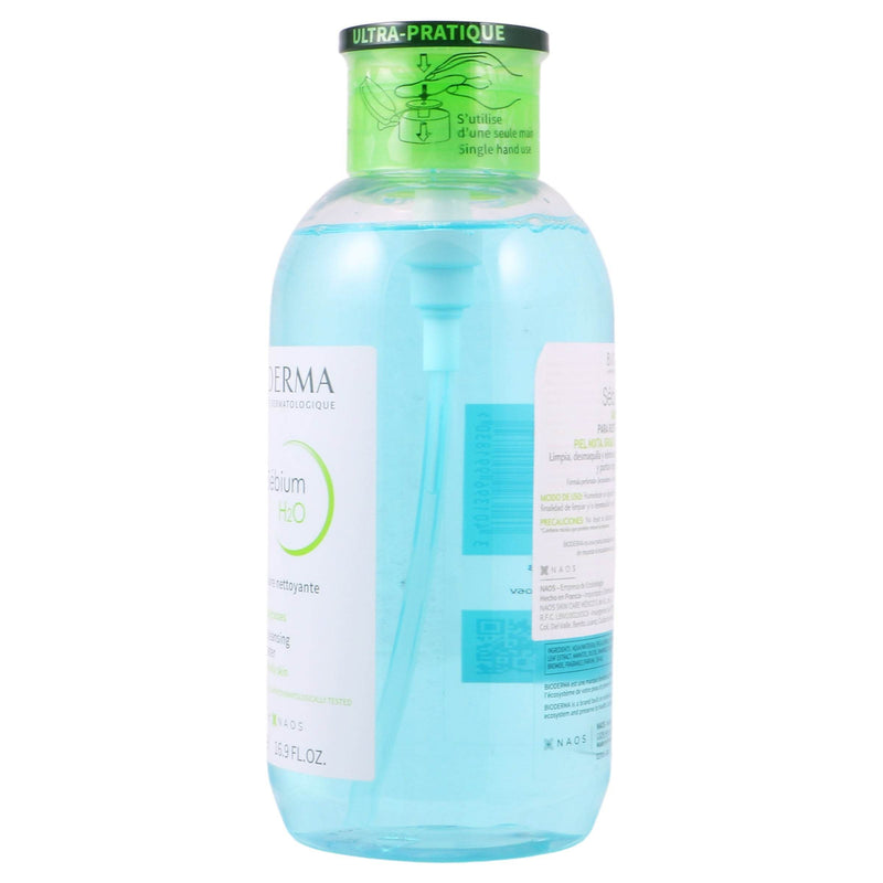 Bioderma Sebium H2O Agua Micelar Bomba 500Ml - WeCare Pharma