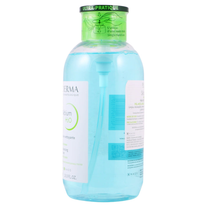 Bioderma Sebium H2O Agua Micelar Bomba 500Ml 5 - 3401396991830