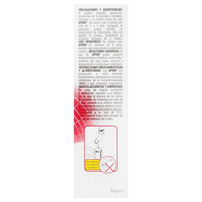 Afrin Adulto Spray 0.050% 20Ml (Oximetazolina) - WeCare Pharma