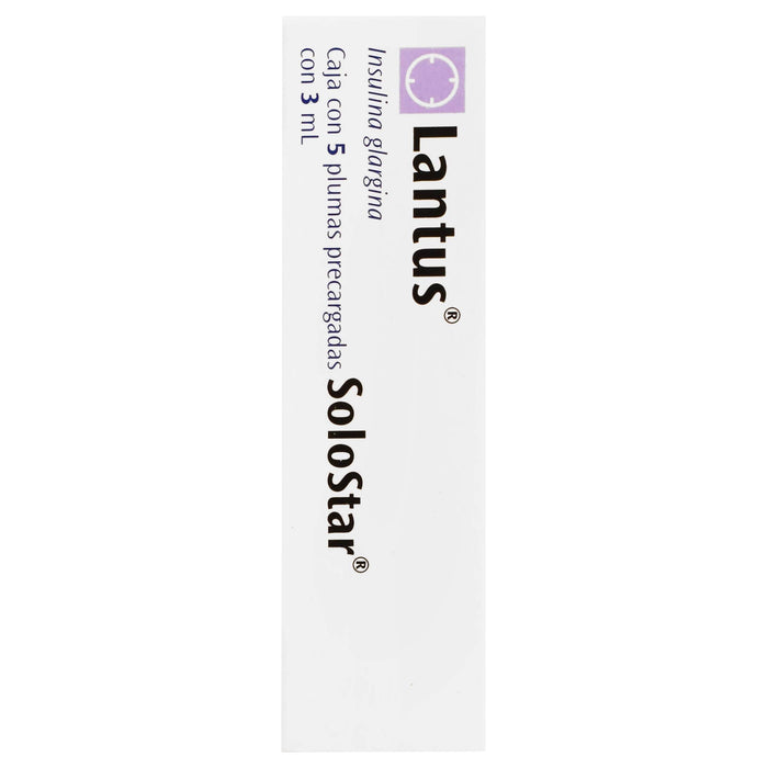 Lantus Solostar Pluma 100Unid/Ml 3Ml Con 5 (Insulina Glargina) - WeCare Pharma