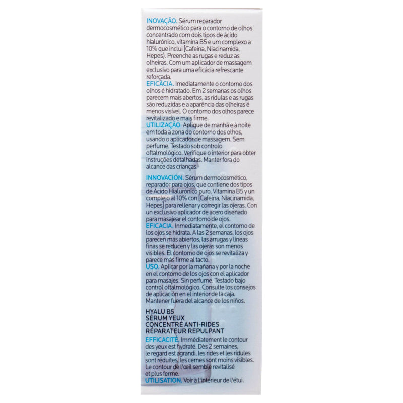 La Roche-P Hyalu B5 Serum Ojos Antiarrugas Frasco 15Ml - WeCare Pharma