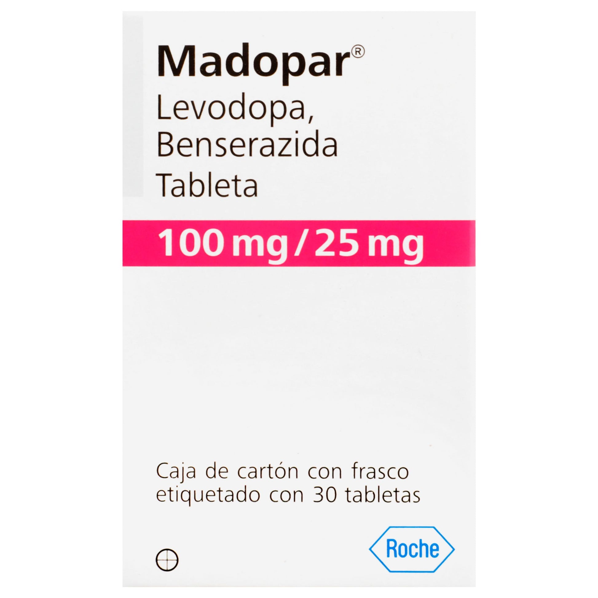 Madopar 100Mg/25Mg Con 30 Tabletas (Levodopa/Benserazida) 4 - 7613326005678