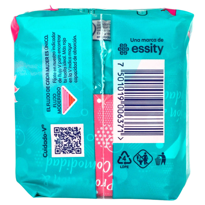 Toallas Saba Invisible Delgada Con Alas Con 10 - WeCare Pharma