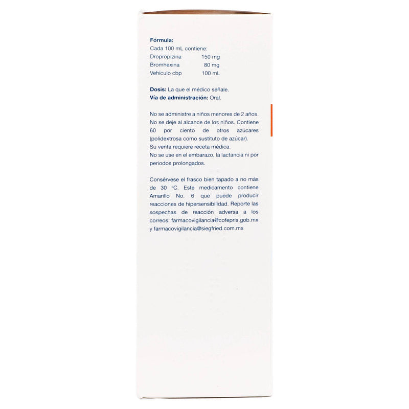Dalvear Sf Inf Jarabe 150Mg/80Mg/100Ml 200Ml Lima-Limon (Dropropizina/Bromhexina) - WeCare Pharma