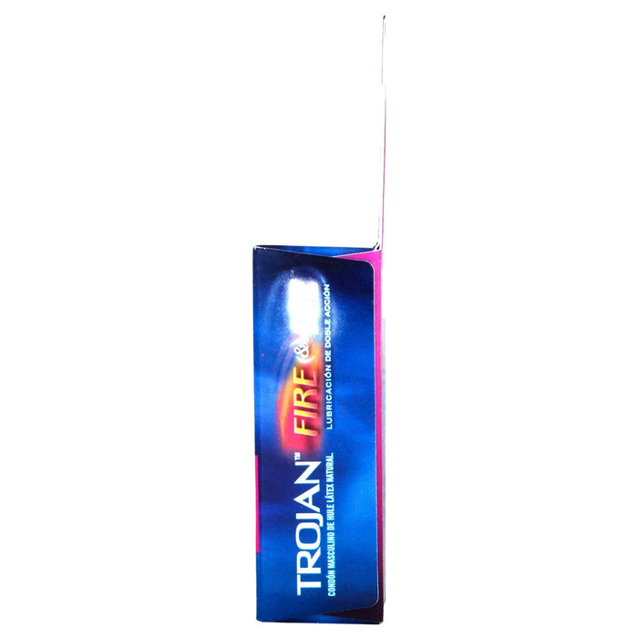 Condón Trojan Fire & Ice Con 3 - WeCare Pharma