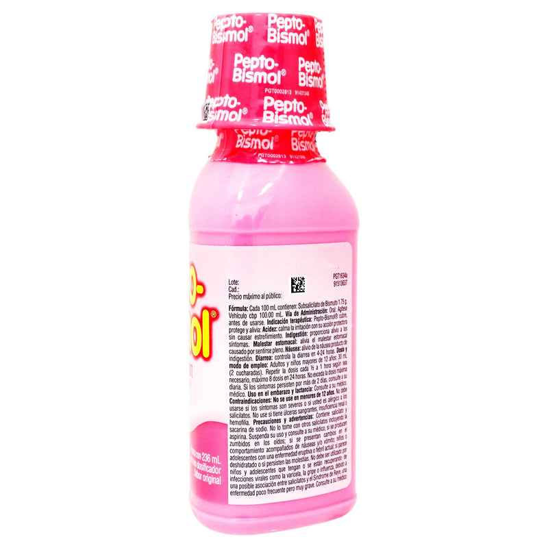 Pepto Bismol Suspensión 1.75G/100Ml 236Ml (Subsalicilato De Bismuto) - WeCare Pharma