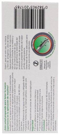 Aguja Para Pluma Bd 32Gx4Mm Con 10 - WeCare Pharma