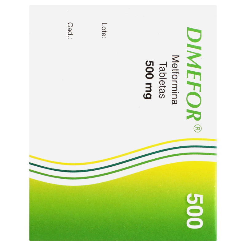 Dimefor 500Mg Con 60 Tabletas (Metformina) - WeCare Pharma