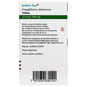 Jardianz Duo 12.5Mg/850Mg Con 60 Tabletas (Empagliflozina/Metformina) - WeCare Pharma