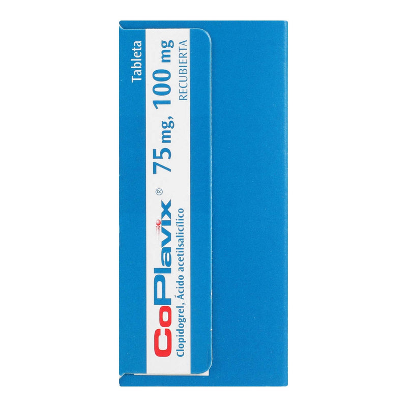 Coplavix 75Mg/100Mg Con 28 Tabletas (Clopidogrel/Acido Acetilsalicilico) - WeCare Pharma