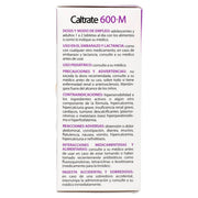 Caltrate 600+M Con 60 Tabletas (Vitamina D3/Minerales) - WeCare Pharma