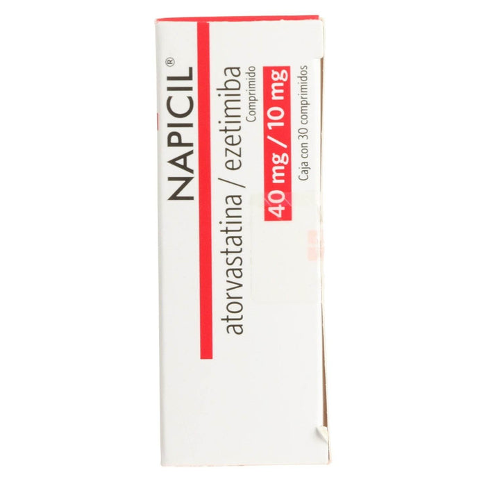 Napicil 40Mg/10Mg Con 30 Comprimidos (Atorvastatina/Ezetimiba) - WeCare Pharma