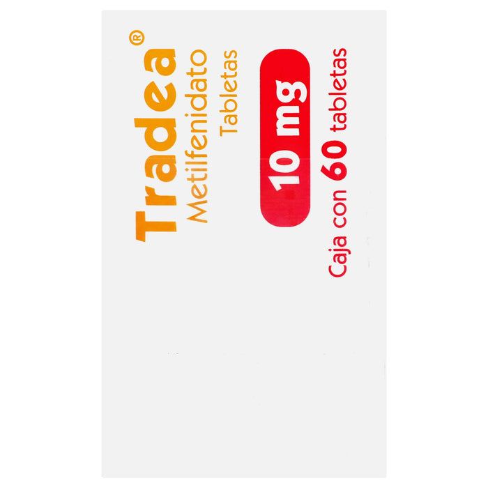 Tradea (Metilfenidato) Tabletas 10Mg Con 60 - WeCare Pharma