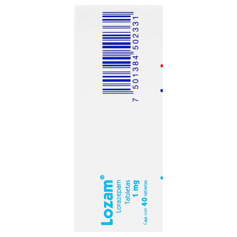 Lozam (Lorazepam) Tabletas 1Mg Con 40 - WeCare Pharma