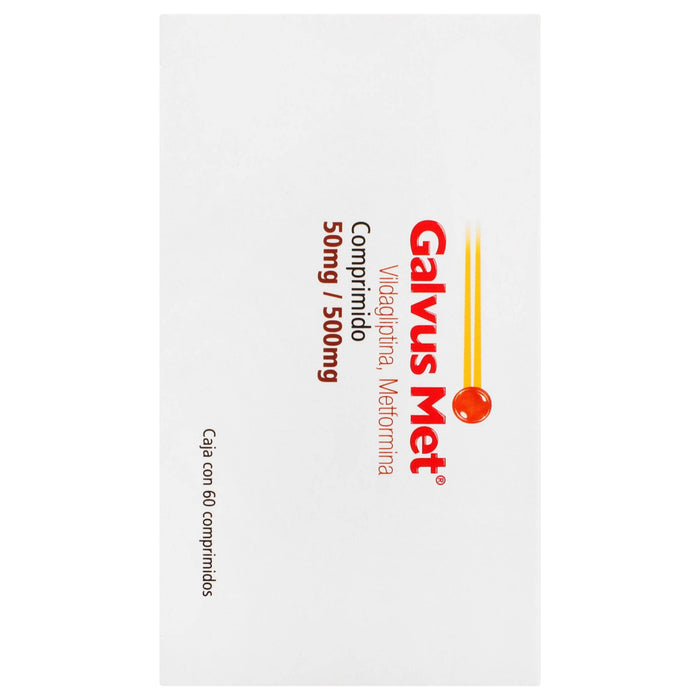 Galvus Met 50Mg/500Mg Con 56 Comprimidos (Vidagliptina/Metformina) - WeCare Pharma