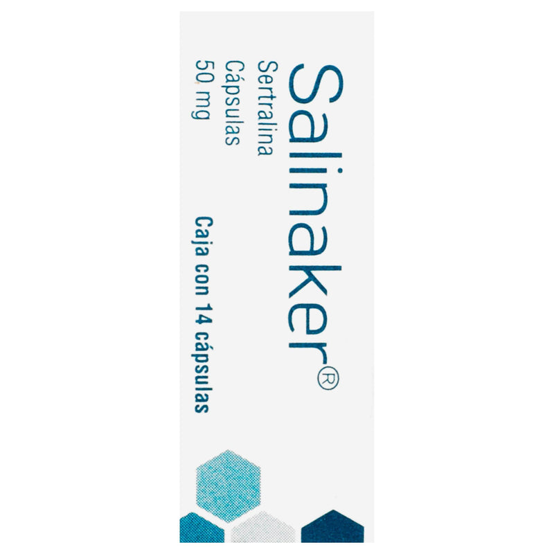 Salinaker 50Mg Con 14 Capsulas (Sertralina) - WeCare Pharma