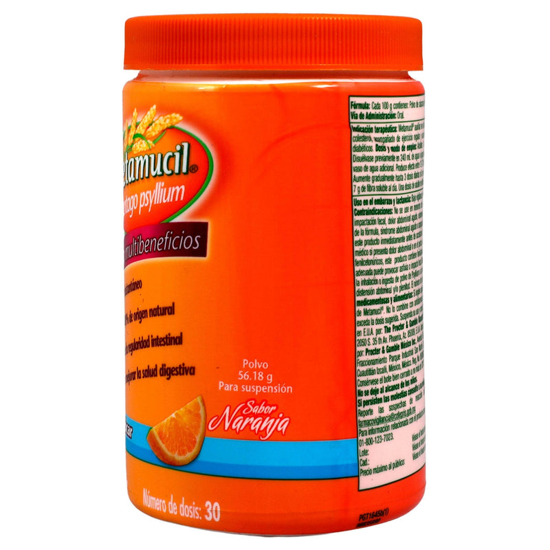 Metamucil Polvo 174G 30D Naranja (Plantago Psyllium) - WeCare Pharma