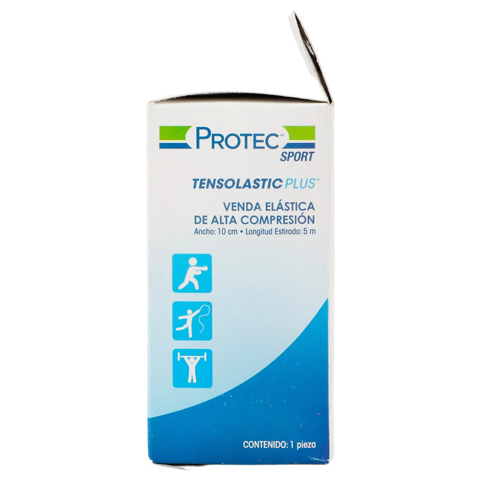 Venda Alta Compresión Tensolastic Plus Protec 10Cmx5M Negro - WeCare Pharma