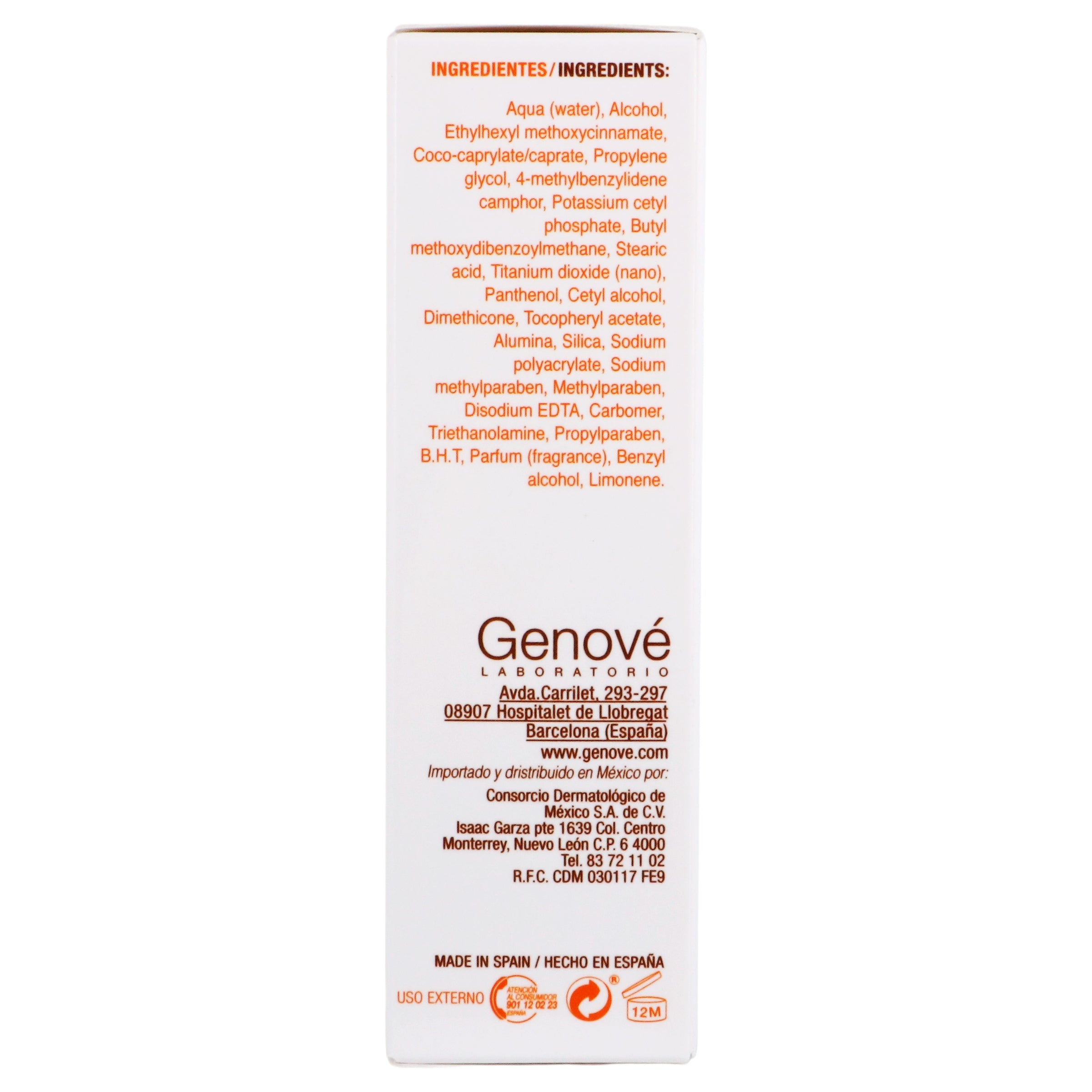 Genové Genovan Spray Protector Fps30 125Ml 5 - 8423372021053