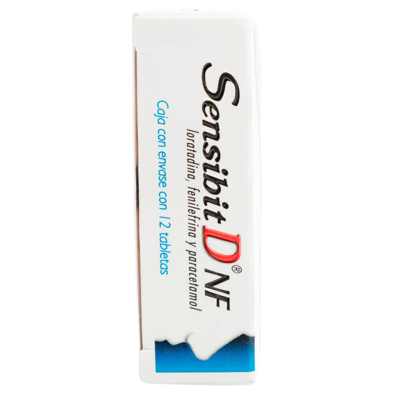 Sensibit D Nf 2.5Mg/5Mg500Mg Con 12 Tabletas (Loratadina/Fenilefrina/Paracetamol) - WeCare Pharma