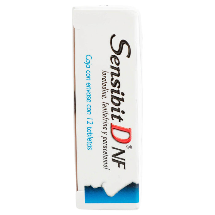 Sensibit D Nf 2.5Mg/5Mg500Mg Con 12 Tabletas (Loratadina/Fenilefrina/Paracetamol) - WeCare Pharma
