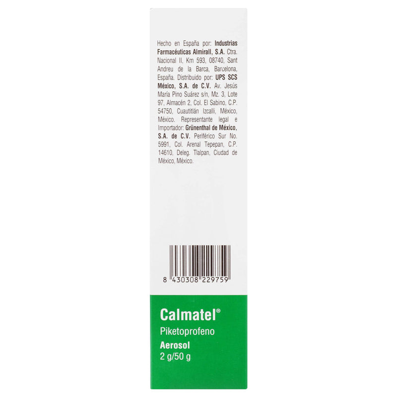 Calmatel Aerosol 2G 50G (Piketoprofeno) - WeCare Pharma