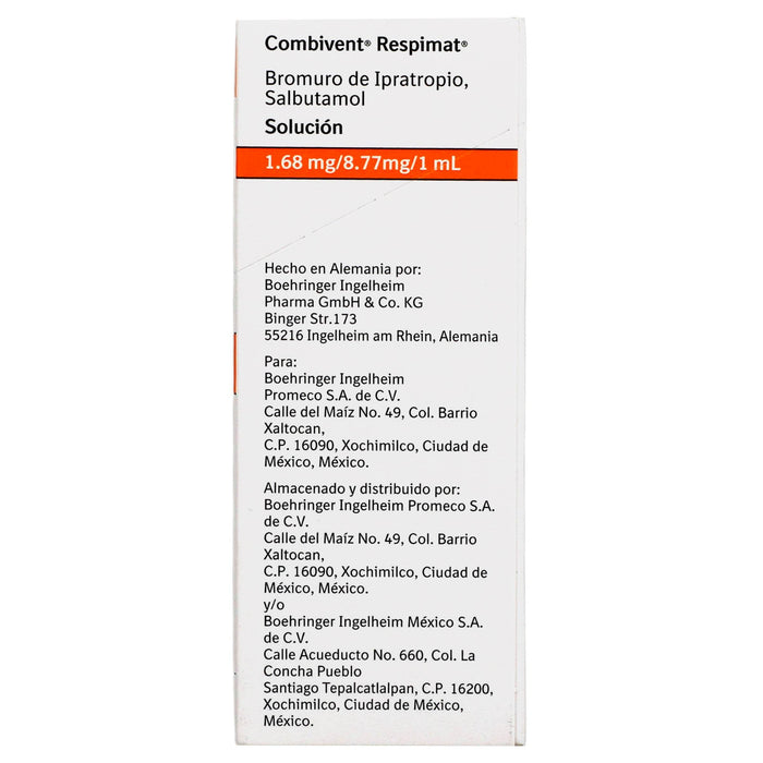 Combivent Respimat Spray 1.68Mg/8.77Mg/Ml Con 1 (Ipratropio/Salbutamol) - WeCare Pharma