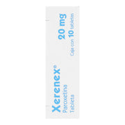 Xenerex 20Mg Con 10 Tabletas (Paroxetina) - WeCare Pharma