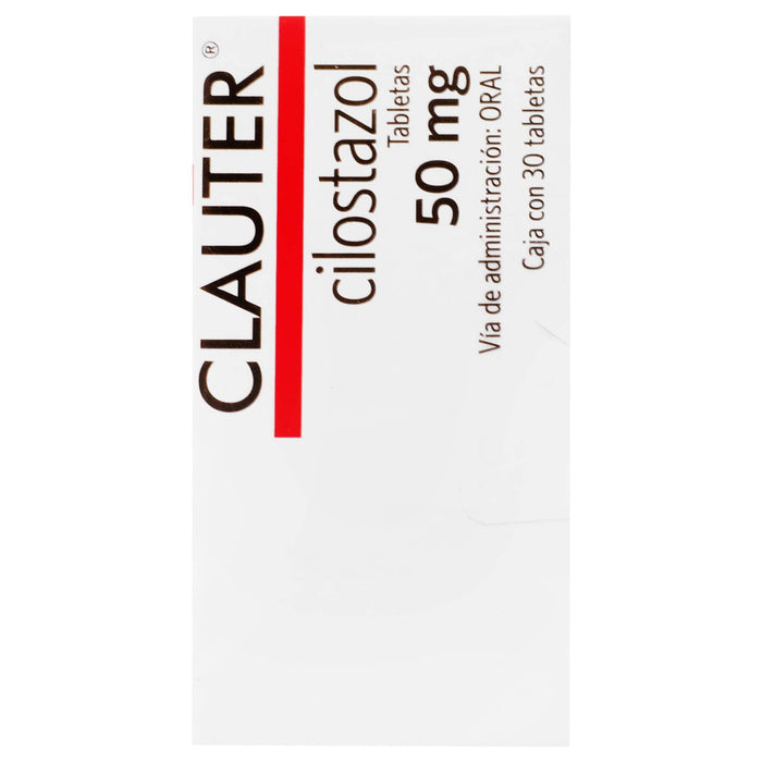 Clauter (Cilostazol) Tabletas 50Mg Con 30 - WeCare Pharma