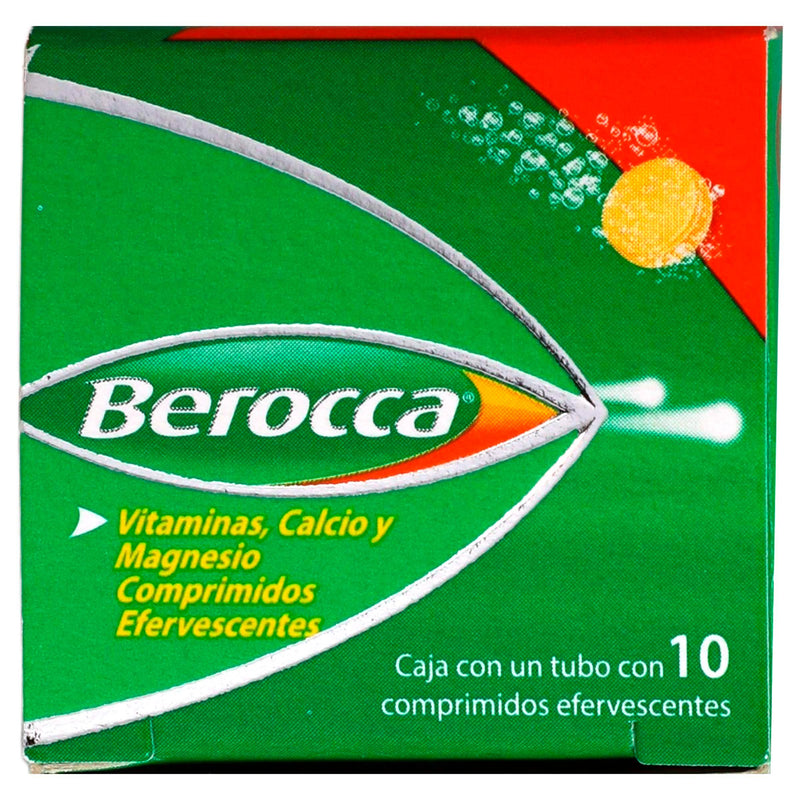 Berocca Efervecente V Con 10 Comprimidos (Vitaminas/Calcio/Magnesio) - WeCare Pharma
