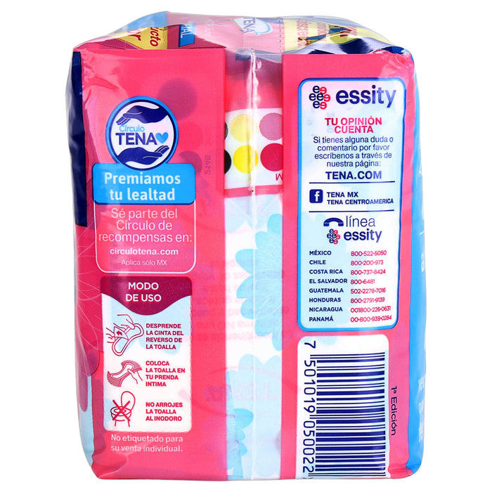 Toallas Para Incontinencia Tena Lady Discret Normal Con 10 - WeCare Pharma