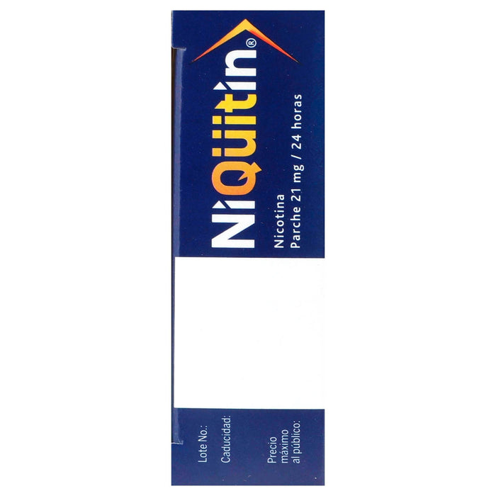 Niquitin Etapa 1 Parche 21Mg/24Hrs Con 7 (Nicotina) - WeCare Pharma
