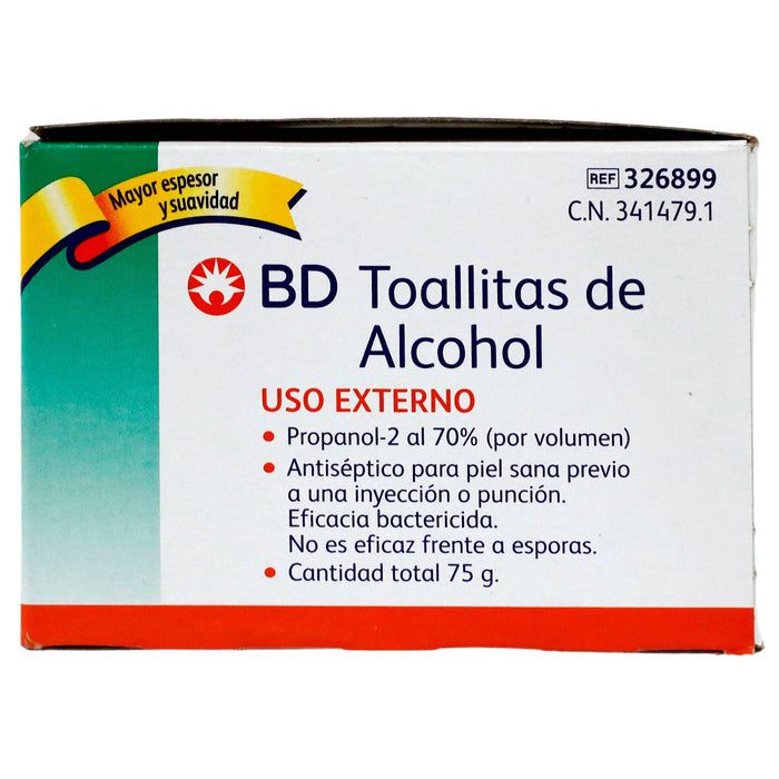 Toallitas Alcohol Bd Con 100 - WeCare Pharma