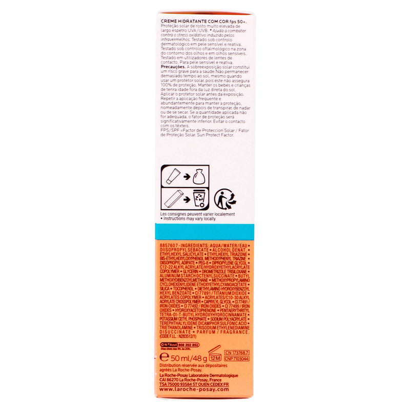 Anthelios Uvmune 400 Hidratante Fps50 Color 50Ml - WeCare Pharma