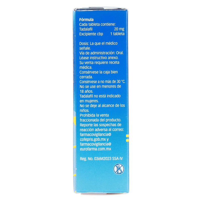 Caste (Tadalafil) Tabletas 20Mg Con 1 - WeCare Pharma