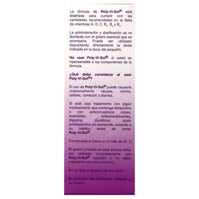 Poly-Vi-Sol Solución 50Ml (Multivitaminico) - WeCare Pharma