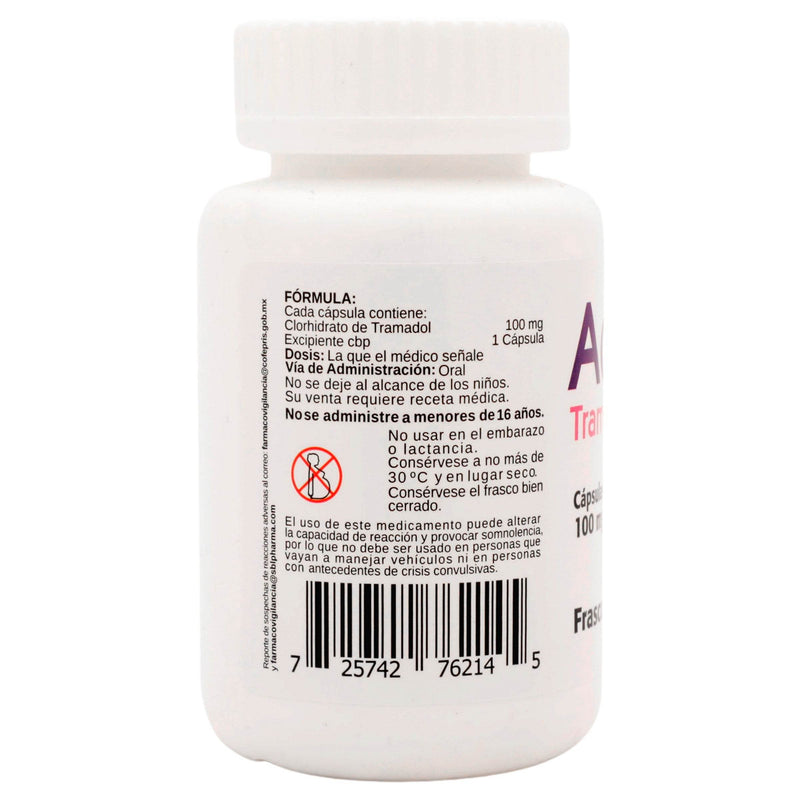 Adiolol 100Mg Con 50 Capsulas (Tramadol) - WeCare Pharma