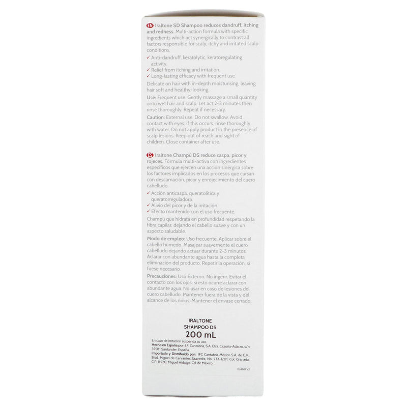 Cantabria Iraltone Shampoo Ds Anti-Caspa 200Ml - WeCare Pharma