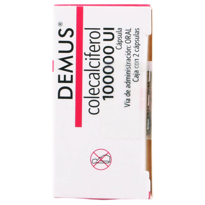 Demus (Colecalciferol) Capsulas 100000Ui Con 2 - WeCare Pharma