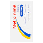 Metformina 750Mg Con 30 Alpharma Tabletas - WeCare Pharma