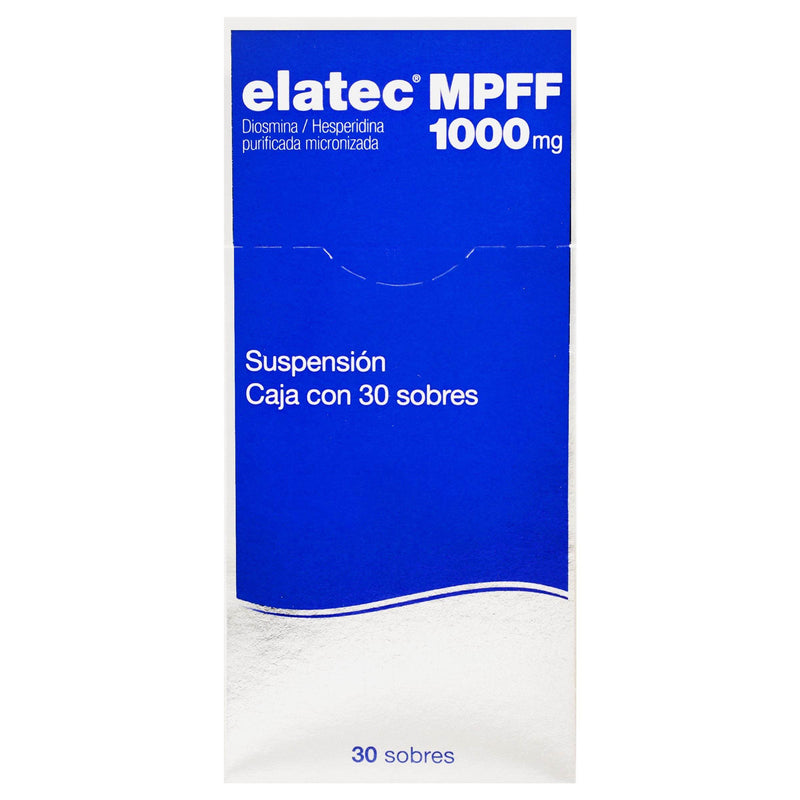 Elatec Mpff Sobres 1000Mg/10Ml Con 30 (Diosmina/Hesperidina) - WeCare Pharma