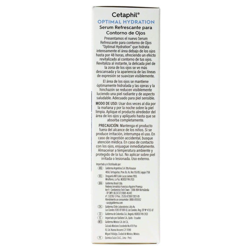Cetaphil Optimal Hydration Serum Renovador Para Contorno Ojos 15Ml - WeCare Pharma