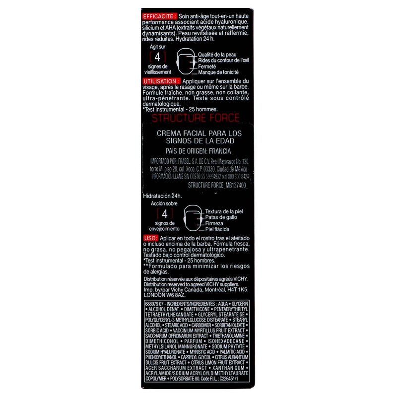 Vichy Homme Structure Force 50Ml - WeCare Pharma