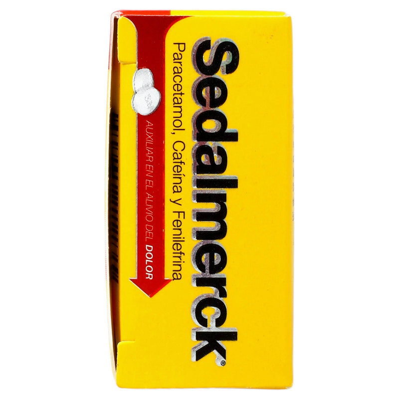 Sedalmerck 500Mg/50Mg/5Mg Con 20 Tabletas (Paracetamol/Cafeina/Fenilefrina) - WeCare Pharma