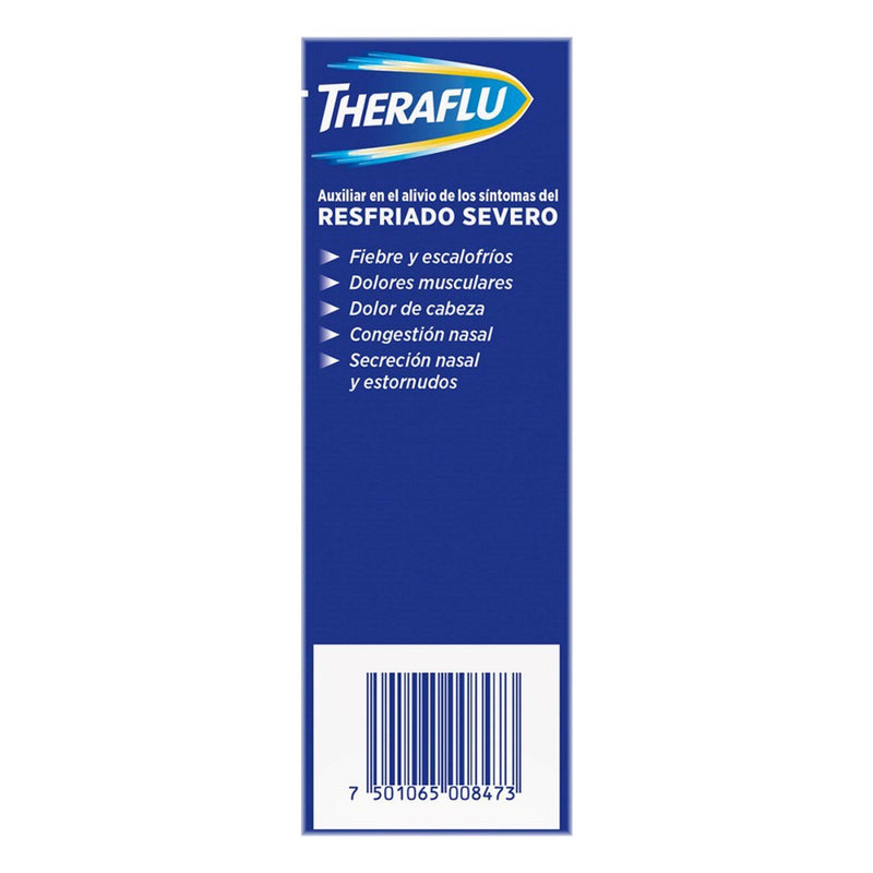 Theraflu Sobres 650Mg/20Mg/10Mg Con 10 Limon (Paracetamol/Feniramina/Fenilefrina) - WeCare Pharma