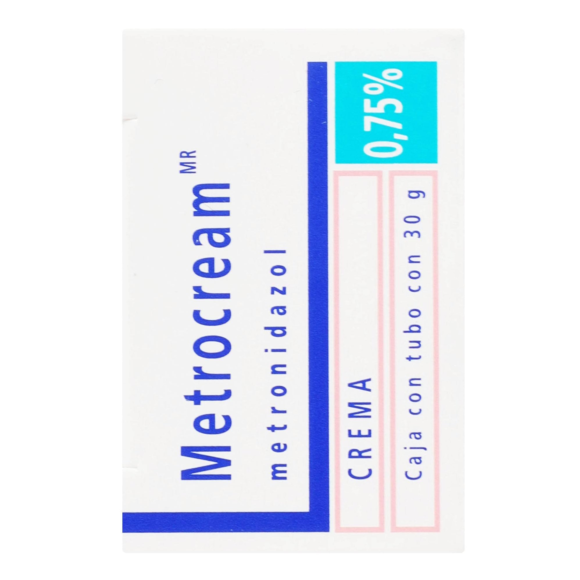 Metrocream Crema 75% 30G (Metronidazol) — WeCare Pharma