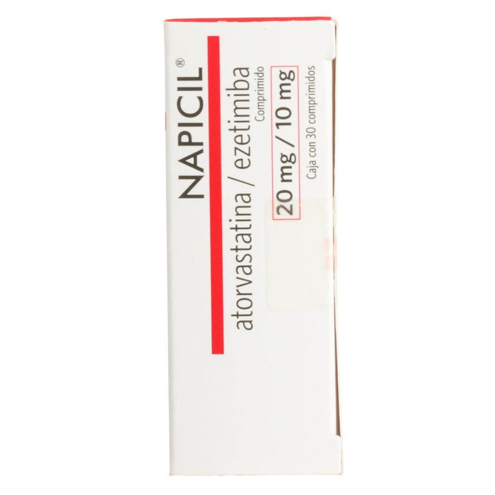 Napicil 20Mg/10Mg Con 30 Comprimidos (Atorvastatina/Ezetimiba) - WeCare Pharma
