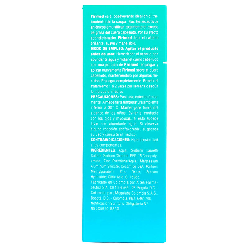 Pirimed Champu Anticaspa 120Ml - WeCare Pharma